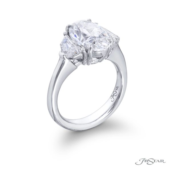 Oval Cut Diamond Engagement Ring 3.50ctw