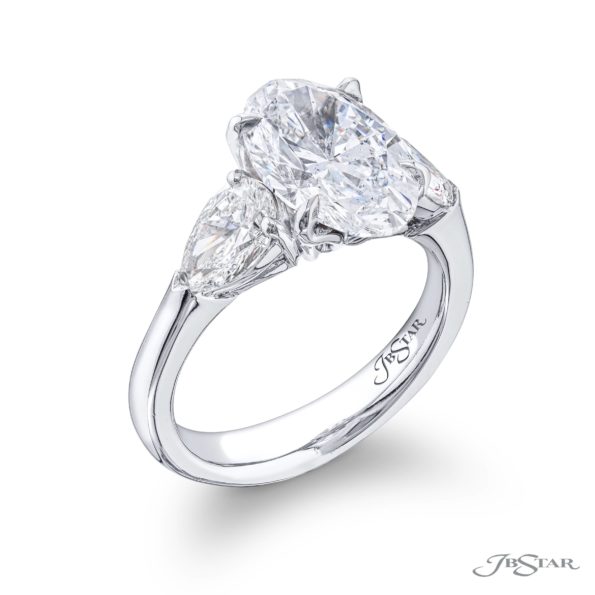 Oval Diamond Engagement Ring 3.08ctw