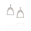 2.91ct Equestrian Stirrup Earrings