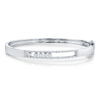 0.42ct 14K W/G Diamond Slider Bangle