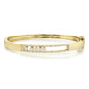 0.42ct 14K Y/G Diamond Slider Bangle