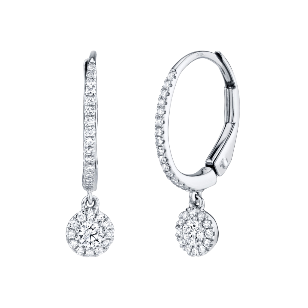 0.30ct 14K W/G Diamond Earrings