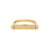 Shooting Star Engravable Narrow Flip Ring